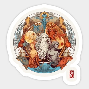 Gods Sticker